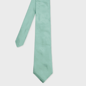 <b>PAUL SMITH</b> Cravatta in twill di seta colore VERDE ACQUA