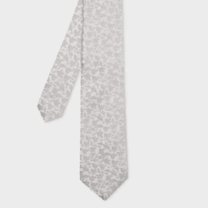 <b>PAUL SMITH</b> Cravatta in seta colore ARGENTO