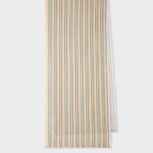<b>PAUL SMITH</b> Sciarpa a righe MULTICOLORE