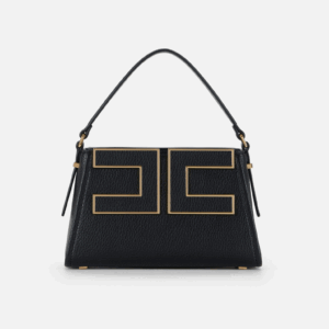 <b>ELISABETTA FRANCHI</b> Tote piccola con logo colore NERO