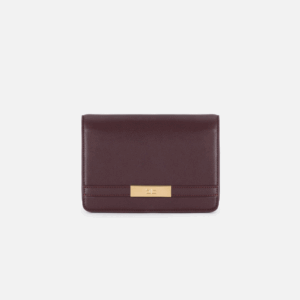 <b>ELISABETTA FRANCHI</b> Tracolla con catena groumette colore MERLOT