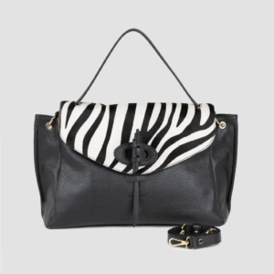 <b>RIPANI</b> Borsa "caterina" a mano colore NERO/ZEBRA